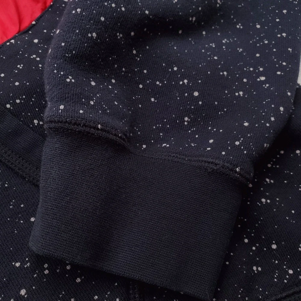 Vintage Nike Air Windrunner Hoodie Men XXL Black Red BRED Galaxy Jacket Full Zip